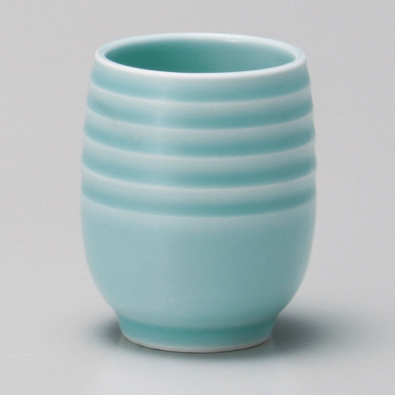 山万 43829-450 青地六兵衛湯呑 1個（ご注文単位1個）【直送品】