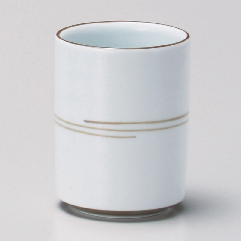 山万 43940-470 灰呉須線長湯呑 1個（ご注文単位1個）【直送品】