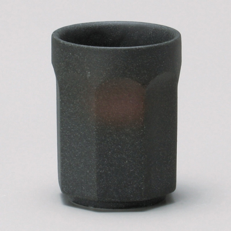 山万 44026-130 備前風八角湯呑 1個（ご注文単位1個）【直送品】