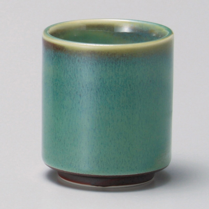 山万 44109-230 切立ヒスイ湯呑 1個（ご注文単位1個）【直送品】