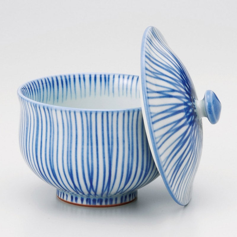 山万 44202-730 花十草蓋付汲出(有田焼) 1個（ご注文単位1個）【直送品】