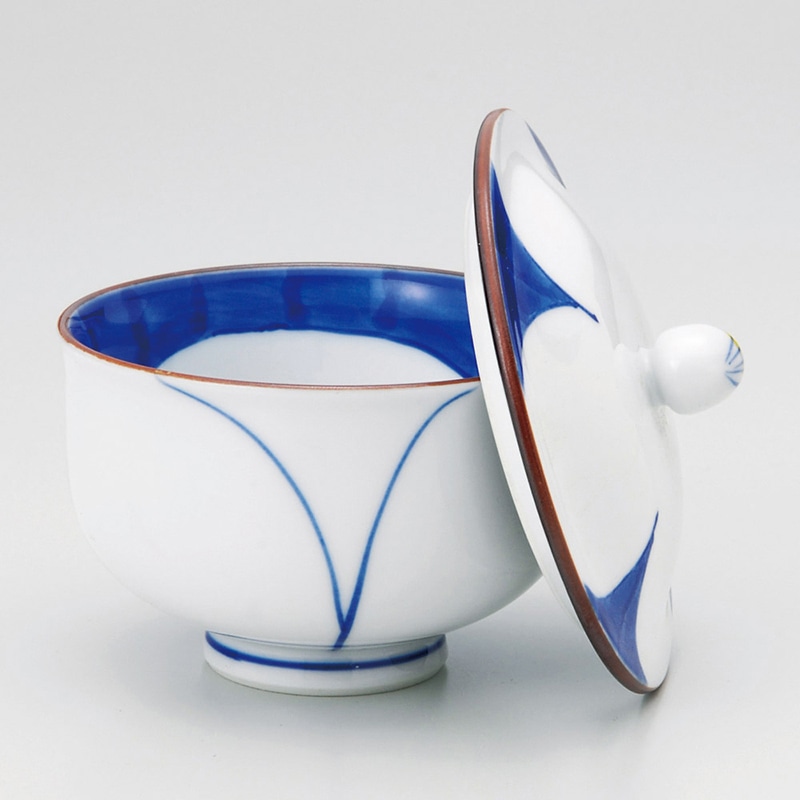 山万 44203-730 八重花蓋付汲出(有田焼) 1個（ご注文単位1個）【直送品】