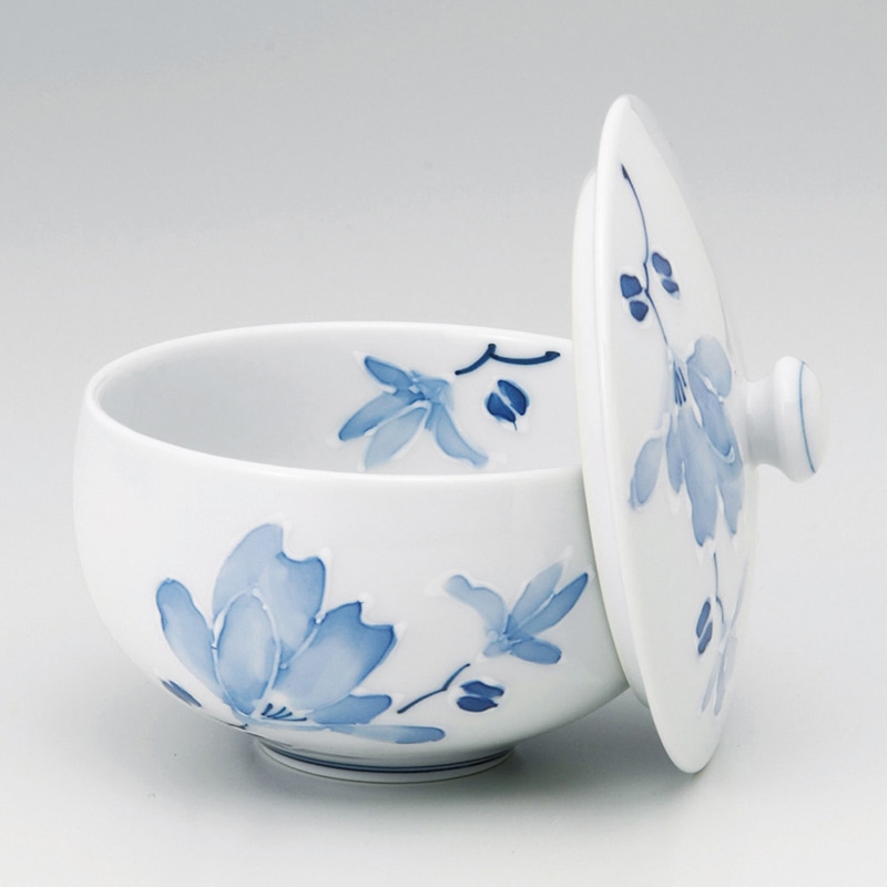 山万 44219-730 辻が花蓋付汲出(有田焼) 1個（ご注文単位1個）【直送品】