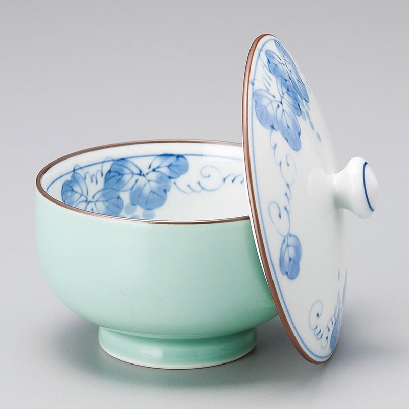 山万 44217-730 掛分ぶどう蓋付汲出(有田焼) 1個（ご注文単位1個）【直送品】