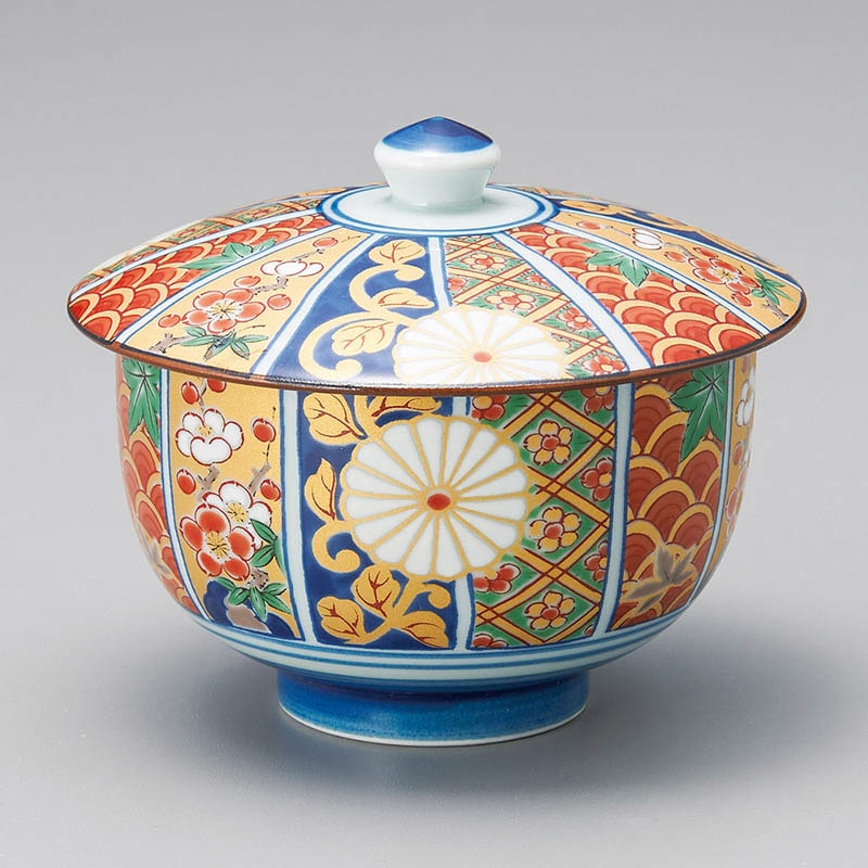 山万 44227-730 金彩古伊万里蓋付汲出(有田焼) 1個（ご注文単位1個）【直送品】