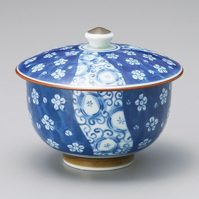 山万 44230-730 梅小紋蓋付汲出(有田焼) 1個（ご注文単位1個）【直送品】