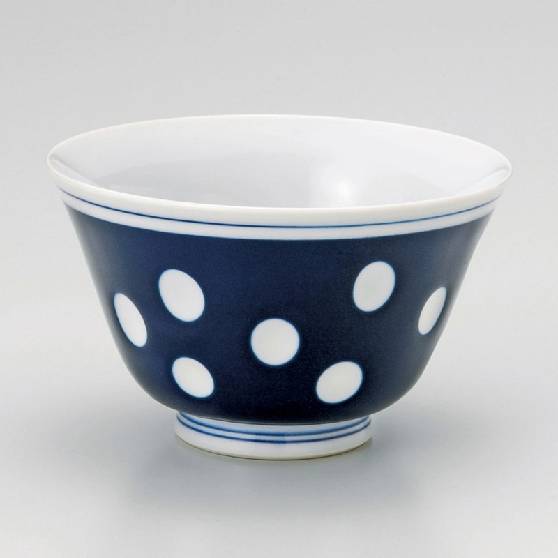 山万 44312-730 水玉反仙茶(有田焼) 1個（ご注文単位1個）【直送品】