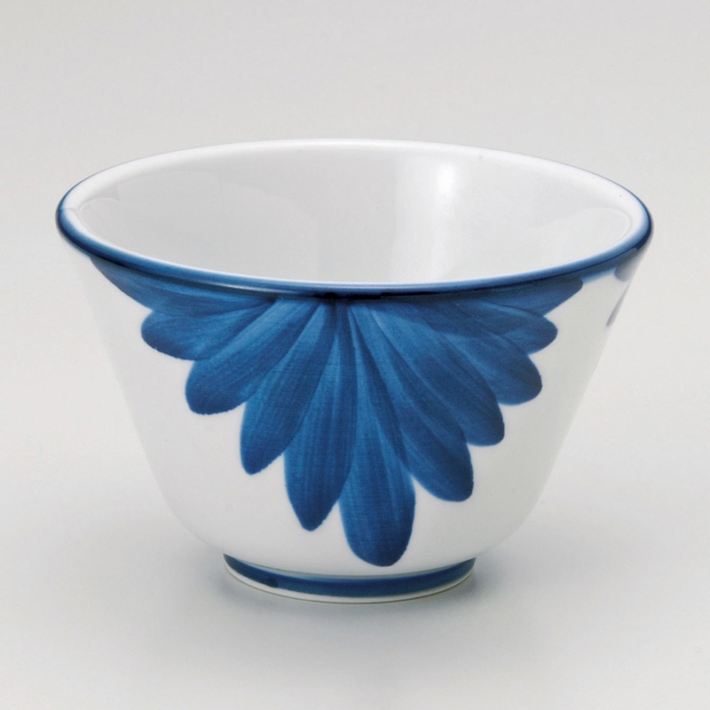 山万 44310-730 大輪菊厚渕反仙茶(有田焼) 1個（ご注文単位1個）【直送品】