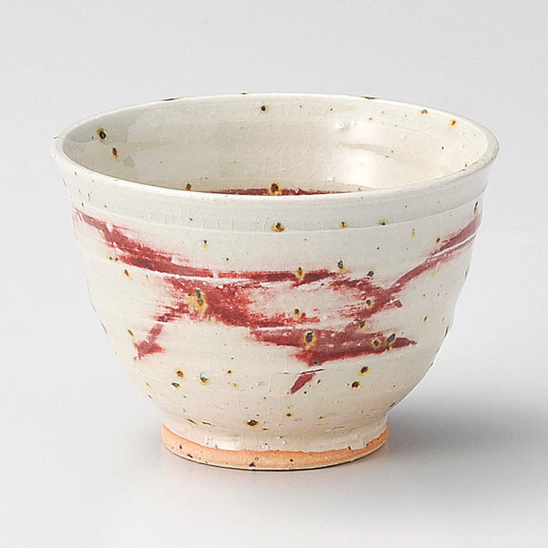 山万 44412-660 赤絵汲出し(信楽焼) 1個（ご注文単位1個）【直送品】