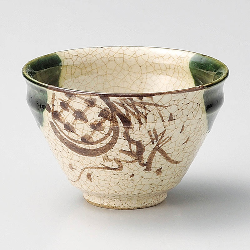 山万 44414-510 織部つた天目煎茶 1個（ご注文単位1個）【直送品】