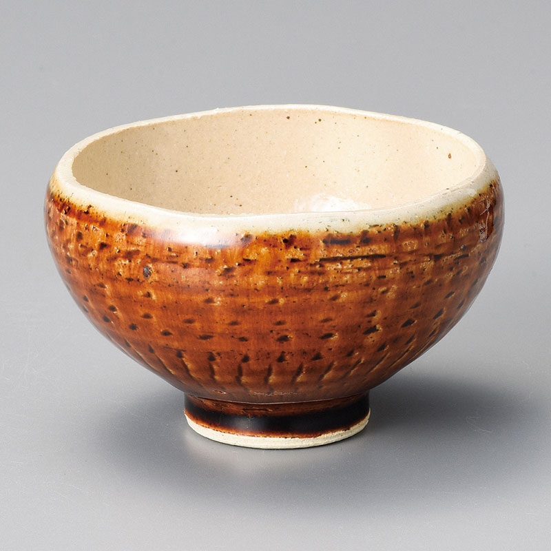 山万 44407-510 飴釉とびかんな波渕煎茶 1個（ご注文単位1個）【直送品】