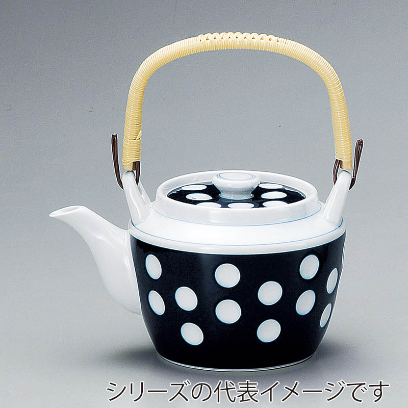 山万 45062-730 水玉8号土瓶(有田焼) 1個（ご注文単位1個）【直送品】