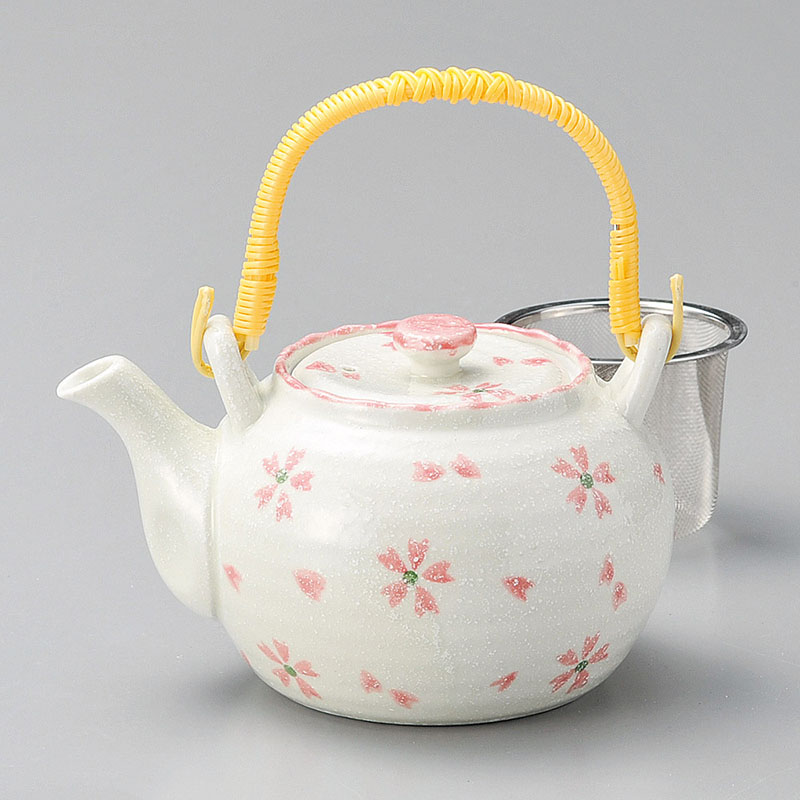 山万 45320-180 さくら淡雪4号土瓶(アミ付) 1個（ご注文単位1個）【直送品】