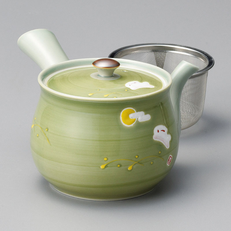 山万 45418-730 兎斗屋U付特大急須(有田焼) 1個（ご注文単位1個）【直送品】