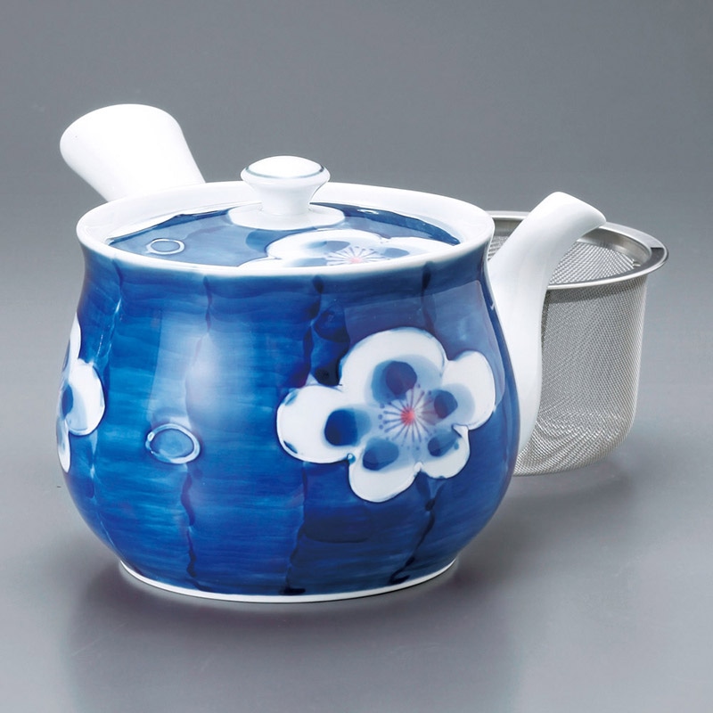 山万 45425-730 梅香 U付特大急須(有田焼) 1個（ご注文単位1個）【直送品】