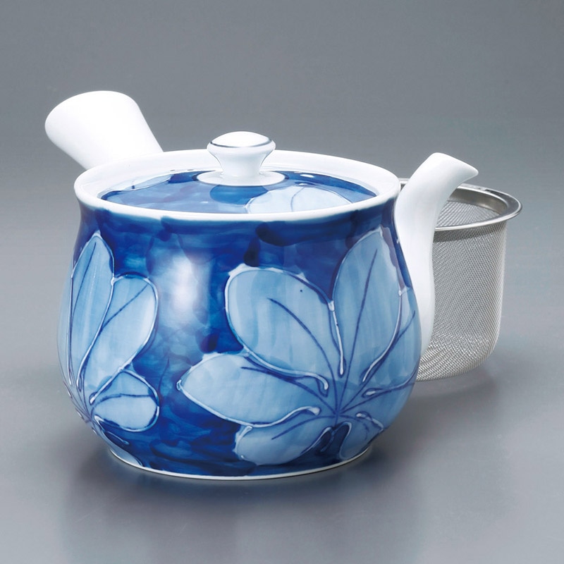 山万 45421-730 濃葉彩(U付特大急須(有田焼 1個（ご注文単位1個）【直送品】