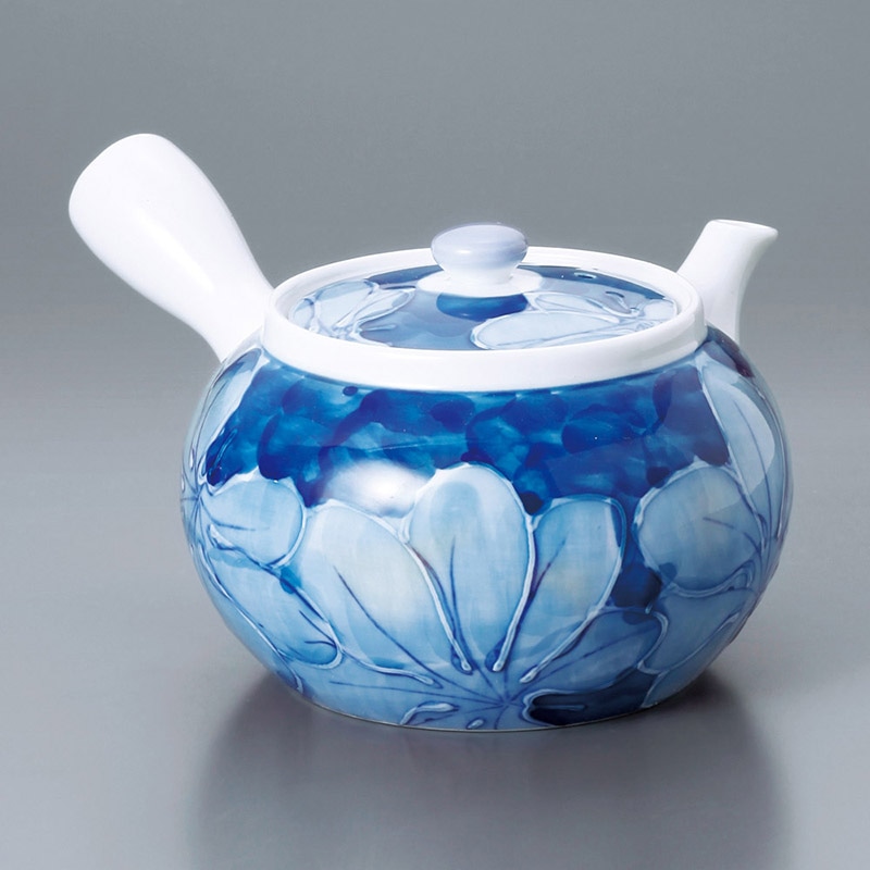 山万 45508-730 濃葉彩M中急須(有田焼) 1個（ご注文単位1個）【直送品】