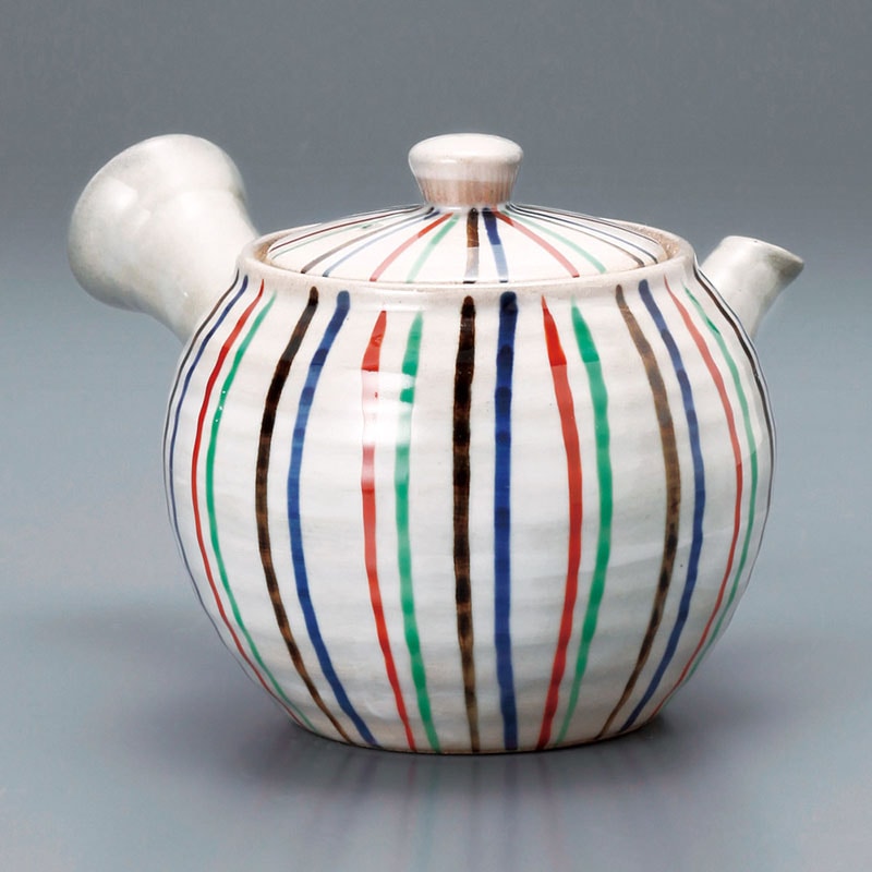 山万 45524-310 染錦十草急須2号 1個（ご注文単位1個）【直送品】