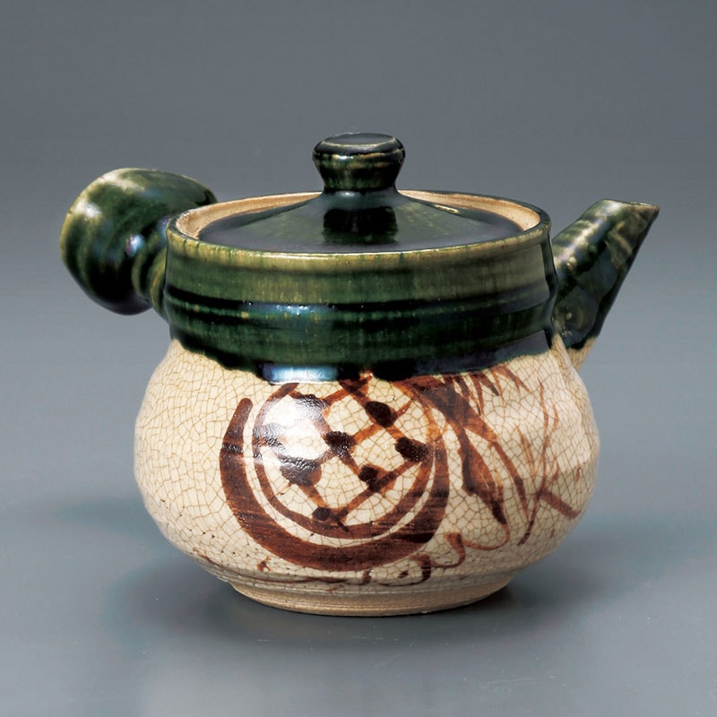 山万 45601-510 織部つた急須 1個（ご注文単位1個）【直送品】