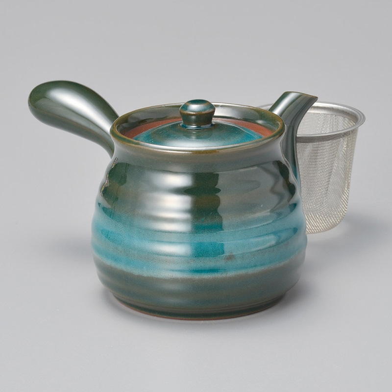 山万 45619-310 エメラルド六兵衛急須 1個（ご注文単位1個）【直送品】