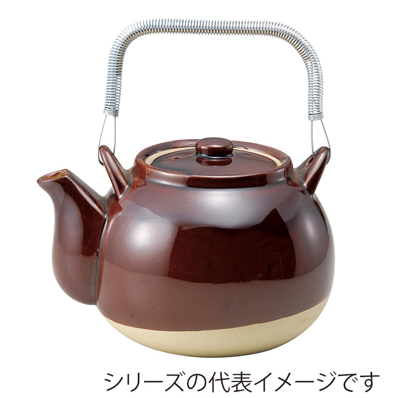 山万 45712-460 アメ栗型薬土瓶10号 1個（ご注文単位1個）【直送品】