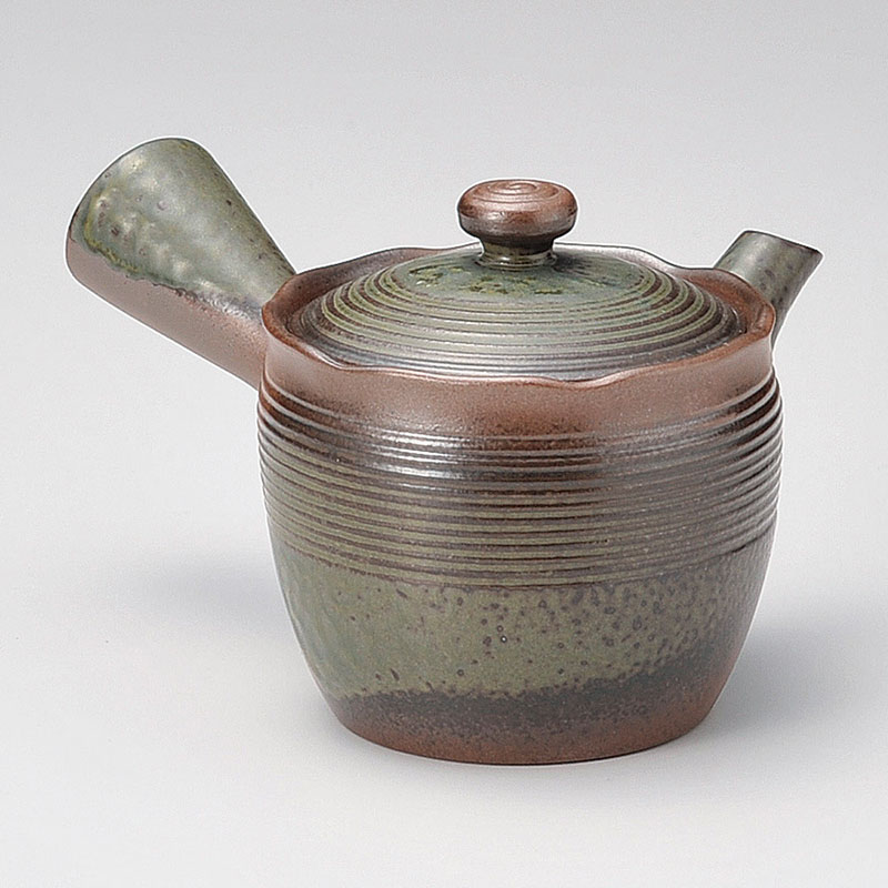 山万 45810-650 万古急須1.5花風匠 カゴ網付 1個（ご注文単位1個）【直送品】