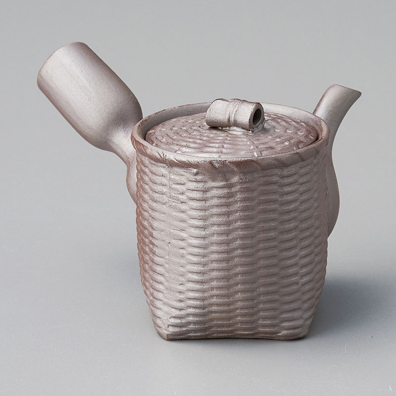 山万 45902-650 万古急須0.8あじろ 平網 萬 1個（ご注文単位1個）【直送品】