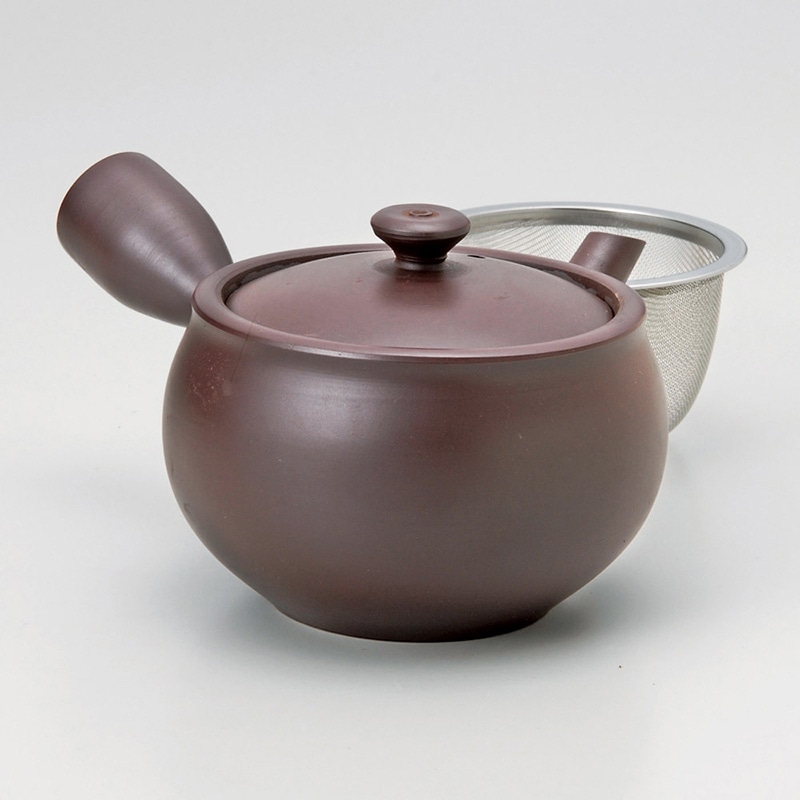 山万 45821-650 万古急須2カメ形無地 カゴ網付 1個（ご注文単位1個）【直送品】