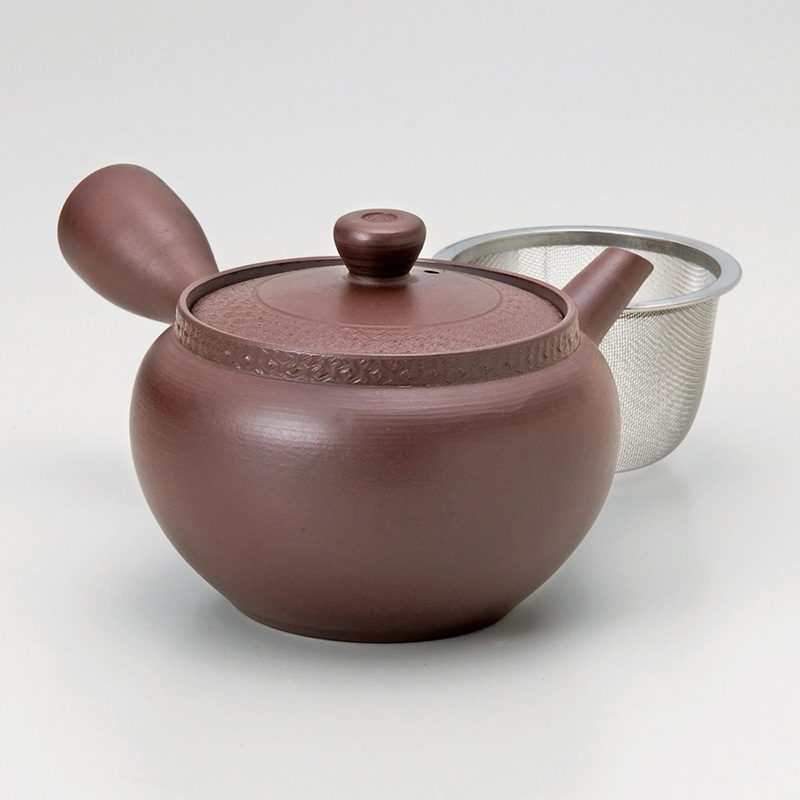 山万 45822-650 万古急須1.5肩ビリ カゴ網付 1個（ご注文単位1個）【直送品】