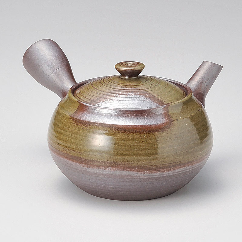 山万 45701-650 万古急須3栗形灰釉 まるっと網 1個（ご注文単位1個）【直送品】