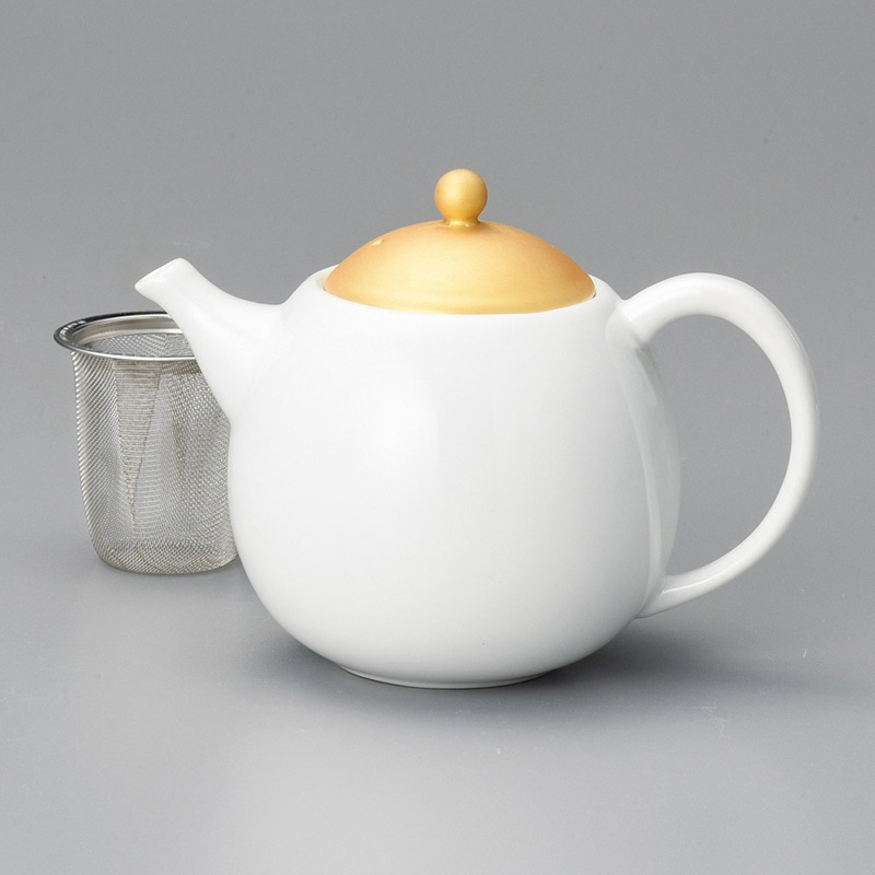 山万 46011-130 金彩玉ポット(カゴアミ付) 1個（ご注文単位1個）【直送品】