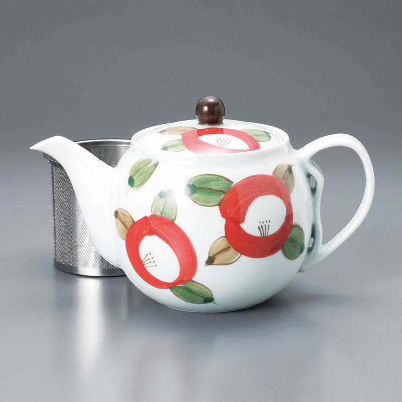 山万 46103-730 丸椿SSポット(有田焼) 1個（ご注文単位1個）【直送品】