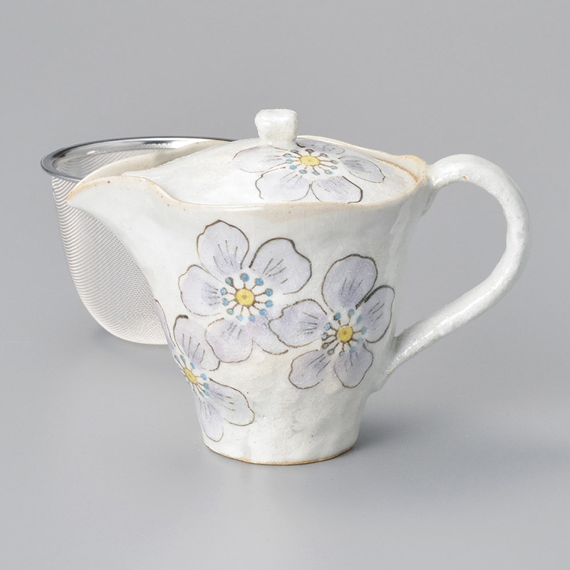 山万 46113-570 雪夢花ポット(大)紫 1個（ご注文単位1個）【直送品】