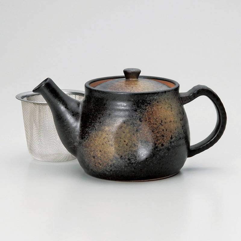 山万 46127-570 黒備前ペコポット 1個（ご注文単位1個）【直送品】