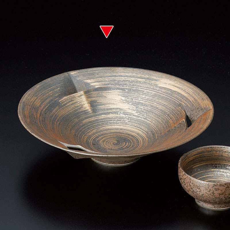 山万 46205-710 黒南蛮ブロンズ刷三方透向付 有 1個（ご注文単位1個）【直送品】