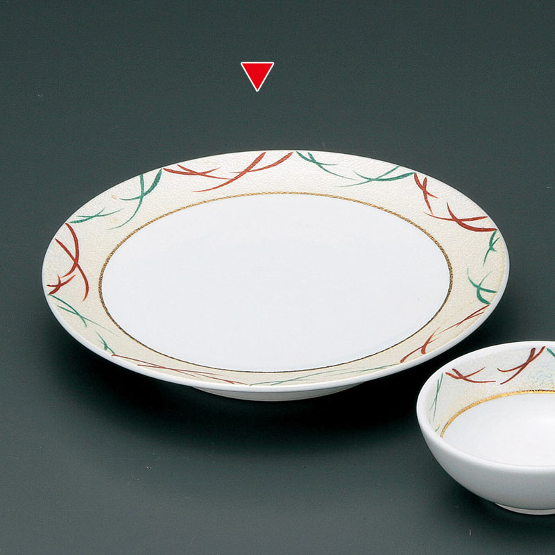 山万 46305-710 マット吹武蔵野天皿(有田焼) 1個（ご注文単位1個）【直送品】