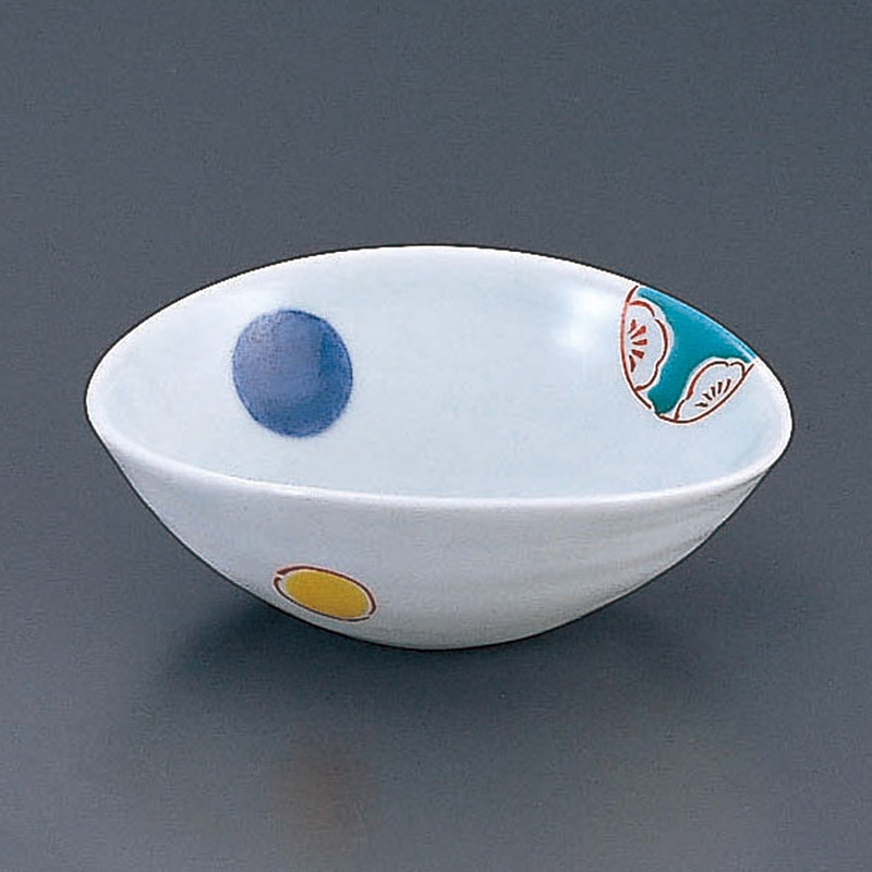 山万 46629-710 花丸紋変型中付(有田焼) 1個（ご注文単位1個）【直送品】