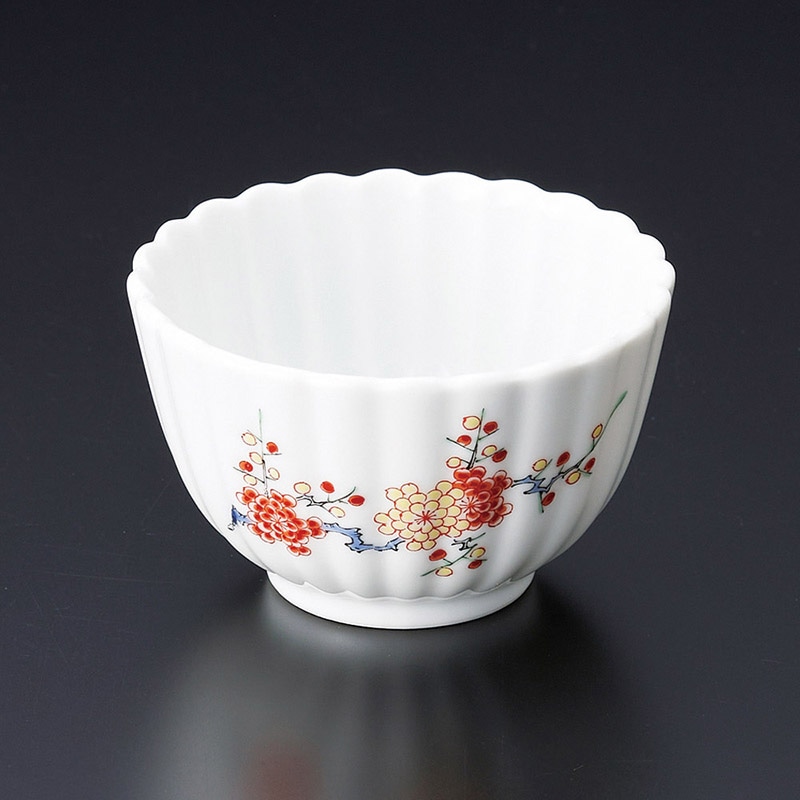 山万 46630-710 柿右衛門写 梅中付(有田焼) 1個（ご注文単位1個）【直送品】