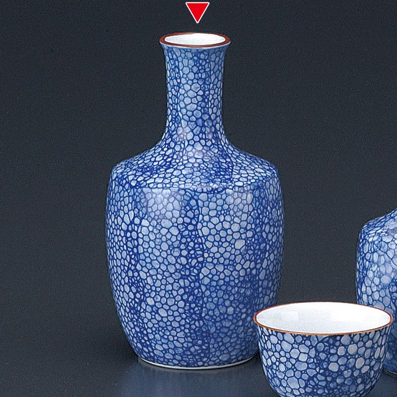 山万 46803-710 油滴2合徳利(有田焼) 1個（ご注文単位1個）【直送品】