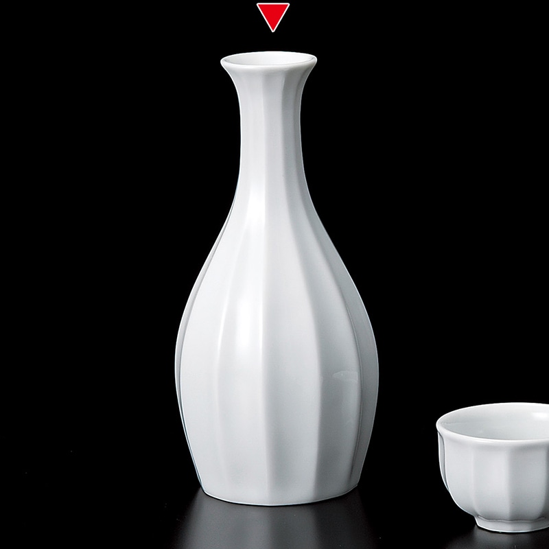 山万 46810-710 太白面取徳利(有田焼) 1個（ご注文単位1個）【直送品】