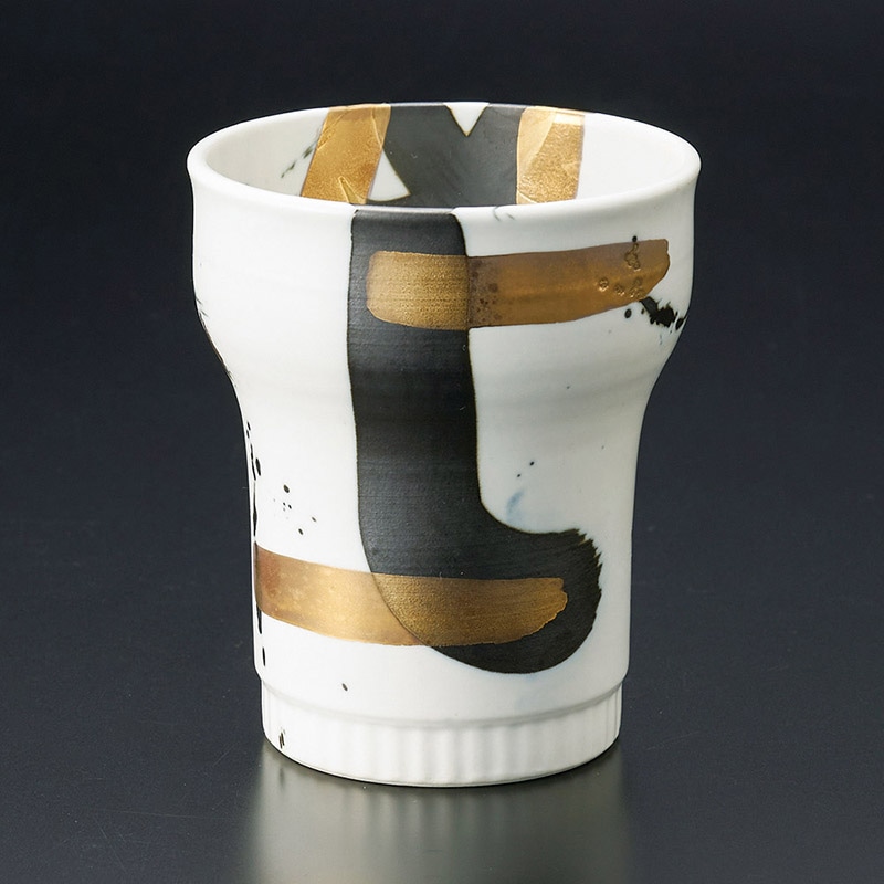 山万 46928-710 ゼブラ金彩 キーポ焼酎カップ 1個（ご注文単位1個）【直送品】