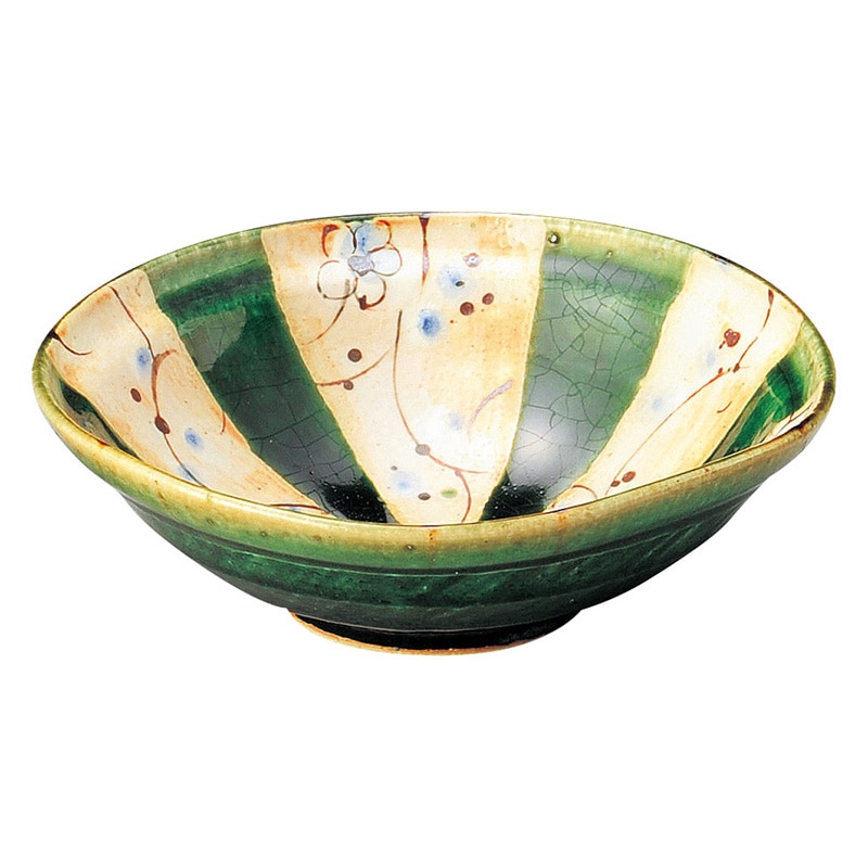 山万 47452-570 まほろば 織部鉢(小) 1個（ご注文単位1個）【直送品】