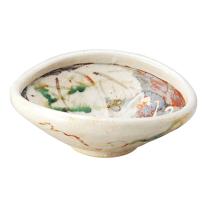 山万 47303-510 ねずみ志野ぶどう たわみ小鉢 1個（ご注文単位1個）【直送品】