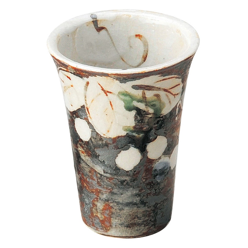 山万 47307-510 ねずみ志野ぶどう フリーカップ 1個（ご注文単位1個）【直送品】