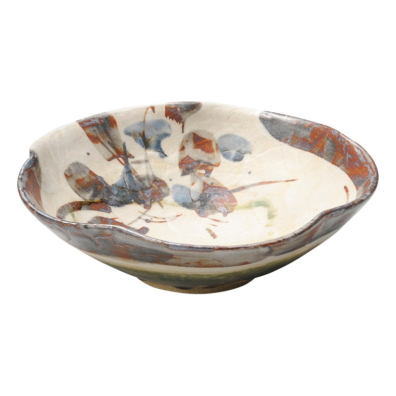 山万 47340-510 鼡志野かぶ 花型7.0鉢 1個（ご注文単位1個）【直送品】