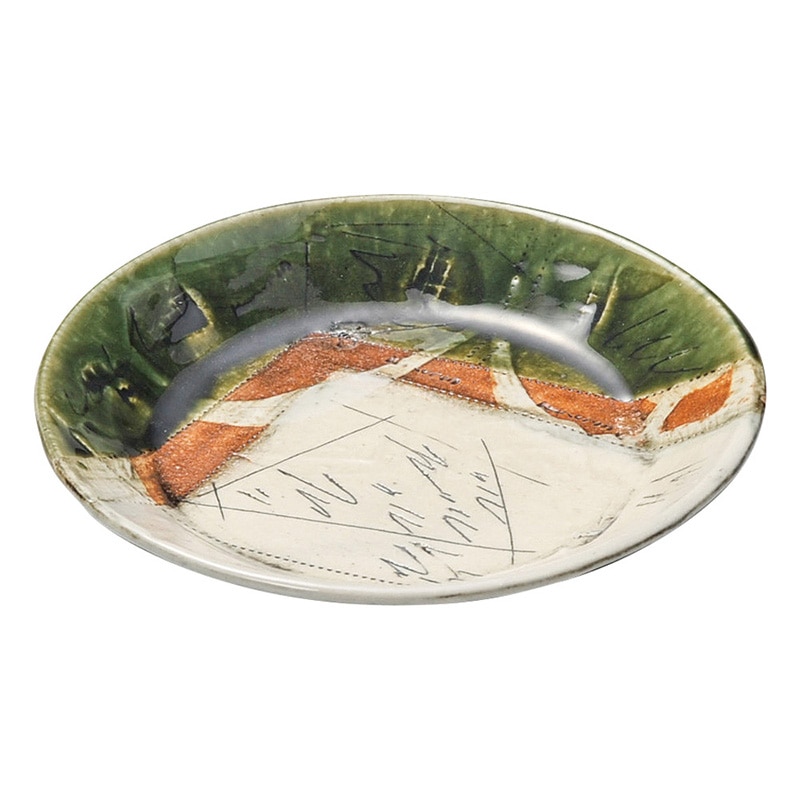 山万 47106-570 ピカソ 織部シェアプレート 1個(ご注文単位1個)【直送品】