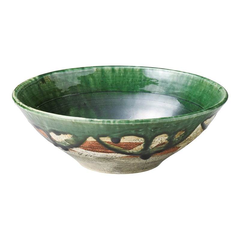 山万 47110-570 ピカソ 織部23.5cmボール 1個（ご注文単位1個）【直送品】