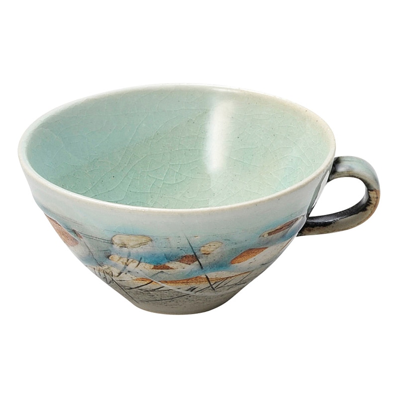 山万 47113-570 ピカソ トルコ釉スープ 1個（ご注文単位1個）【直送品】