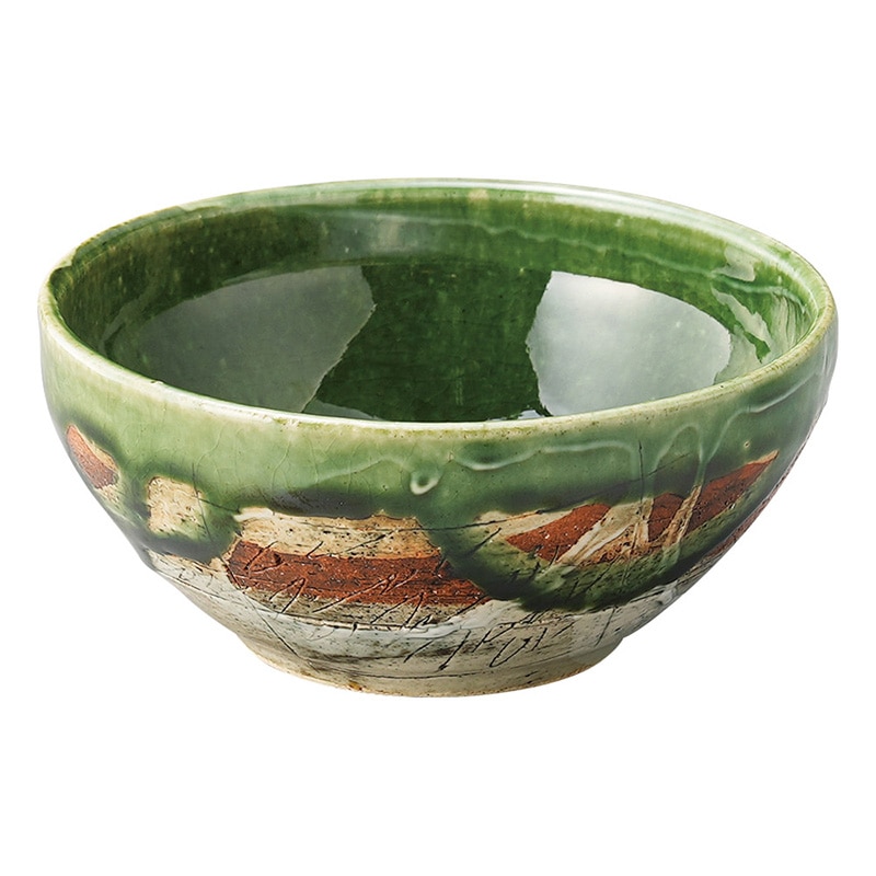 山万 47126-570 ピカソ 織部カフェボール 1個（ご注文単位1個）【直送品】