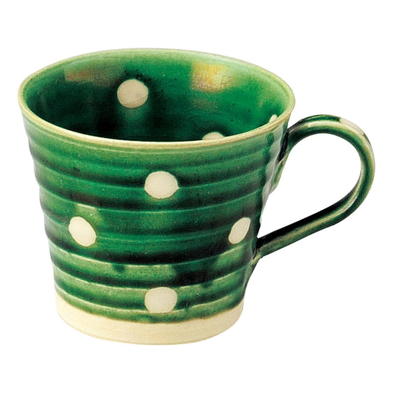 山万 47156-570 ドット 織部マグ 1個（ご注文単位1個）【直送品】